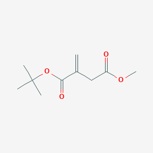 molecular formula C10H16O4 B13463708 t-Butyl a-(methoxycarbonylmethyl)acrylate 