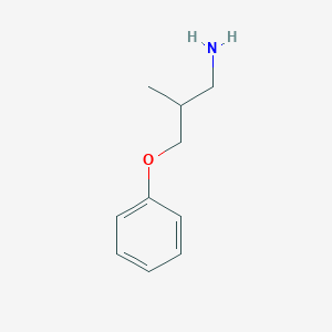 molecular formula C10H15NO B13463746 2-Methyl-3-phenoxypropan-1-amine 