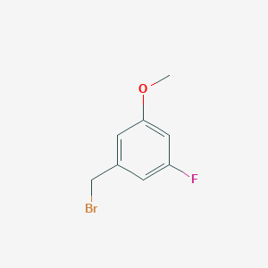 molecular formula C8H8BrFO B1346379 3-Fluoro-5-methoxybenzyl bromide CAS No. 914637-29-9