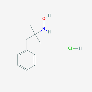 molecular formula C10H16ClNO B134638 N-Hydroxy Phentermine Hydrochloride CAS No. 51835-51-9