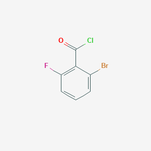 molecular formula C7H3BrClFO B1346380 2-Bromo-6-fluorobenzoyl chloride CAS No. 1020718-20-0