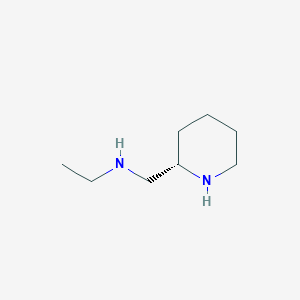 molecular formula C8H18N2 B13463801 ethyl({[(2S)-piperidin-2-yl]methyl})amine 