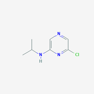 molecular formula C7H10ClN3 B1346387 2-Chloro-6-isopropylaminopyrazine CAS No. 951884-00-7