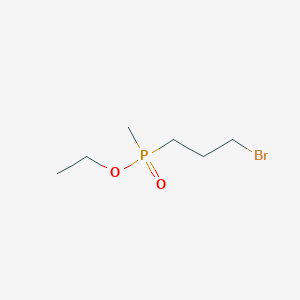 molecular formula C6H14BrO2P B13463882 Ethyl (3-bromopropyl)methylphosphinate CAS No. 129365-30-6