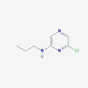 molecular formula C7H10ClN3 B1346389 2-Chloro-6-propylaminopyrazine CAS No. 951884-52-9