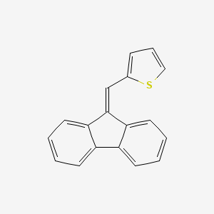 molecular formula C18H12S B1346391 2-Fluoren-9-ylidenemethylthiophene CAS No. 843638-98-2