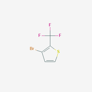 molecular formula C5H2BrF3S B1346392 3-Bromo-2-(trifluoromethyl)thiophene CAS No. 924818-17-7