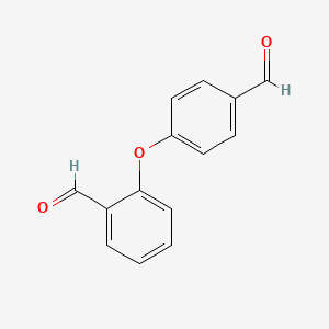 molecular formula C14H10O3 B1346394 4-(2-Formylphenoxy)benzaldehyde 