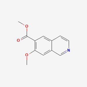molecular formula C12H11NO3 B13463950 Methyl 7-methoxyisoquinoline-6-carboxylate 