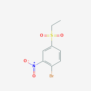 molecular formula C8H8BrNO4S B1346402 1-Bromo-4-ethylsulfonyl-2-nitrobenzene CAS No. 942474-83-1