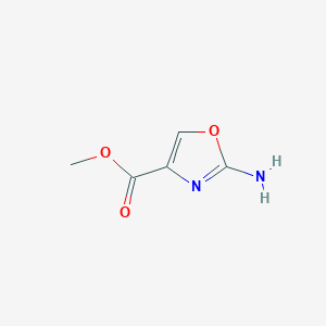 molecular formula C5H6N2O3 B1346406 Methyl 2-aminooxazole-4-carboxylate CAS No. 1000576-38-4