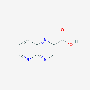 molecular formula C8H5N3O2 B1346415 Pyrido[2,3-b]pyrazine-2-carboxylic Acid CAS No. 914637-60-8