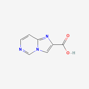 molecular formula C7H5N3O2 B1346416 Imidazo[1,2-c]pyrimidine-2-carboxylic acid CAS No. 914637-64-2