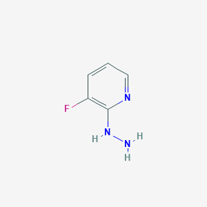molecular formula C5H6FN3 B1346420 3-Fluoro-2-hydrazinylpyridine CAS No. 887266-57-1