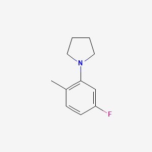1-(5-Fluoro-2-methylphenyl)pyrrolidine