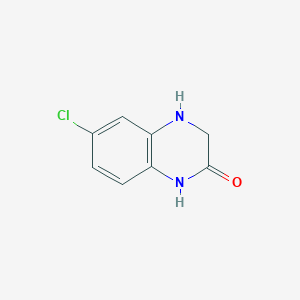 molecular formula C8H7ClN2O B1346436 6-Chloro-3,4-dihydroquinoxalin-2(1h)-one CAS No. 89938-22-7
