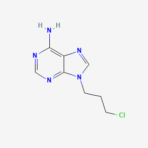 molecular formula C8H10ClN5 B1346445 9-(3-Chloropropyl)-9h-purin-6-amine CAS No. 19255-49-3