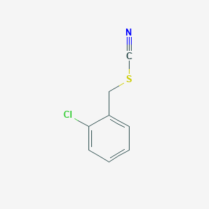 molecular formula C8H6ClNS B1346447 2-Chlorobenzyl thiocyanate CAS No. 2082-66-8