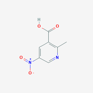 molecular formula C7H6N2O4 B1346449 2-Methyl-5-nitronicotinic acid CAS No. 59290-81-2