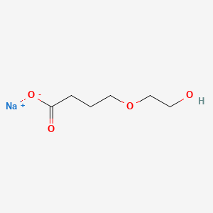 molecular formula C6H11NaO4 B13464560 Sodium 4-(2-hydroxyethoxy)butanoate CAS No. 854852-15-6