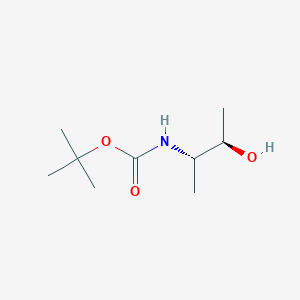 molecular formula C9H19NO3 B134646 Carbamic acid, [(1S,2R)-2-hydroxy-1-methylpropyl]-, 1,1-dimethylethyl ester CAS No. 157394-46-2