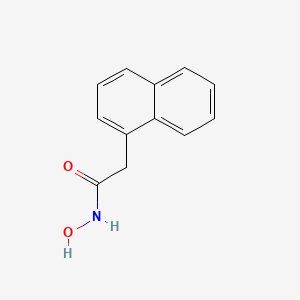 molecular formula C12H11NO2 B1346460 N-羟基-2-(萘-1-基)乙酰胺 CAS No. 10335-80-5