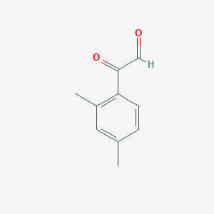 molecular formula C10H10O2 B1346467 2-(2,4-二甲基苯基)-2-氧代乙醛 CAS No. 56750-80-2