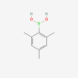 molecular formula C9H13BO2 B1346473 2,4,6-Trimethylphenylboronic acid CAS No. 5980-97-2