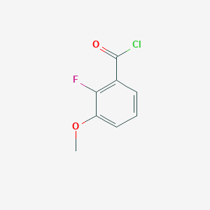 molecular formula C8H6ClFO2 B1346482 2-氟-3-甲氧基苯甲酰氯 CAS No. 850563-45-0
