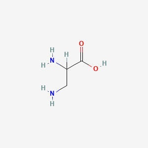 molecular formula C3H8N2O2 B1346485 2,3-二氨基丙酸 CAS No. 515-94-6