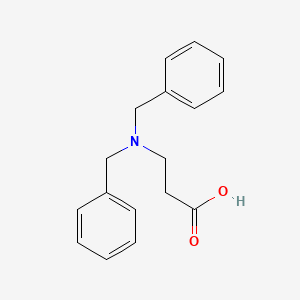 molecular formula C17H19NO2 B1346496 3-(Dibenzylamino)propanoic acid CAS No. 19812-58-9