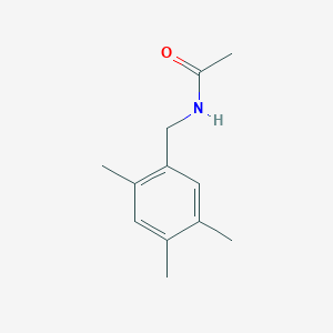 molecular formula C12H17NO B1346498 N-[(2,4,5-trimethylphenyl)methyl]acetamide CAS No. 10519-73-0