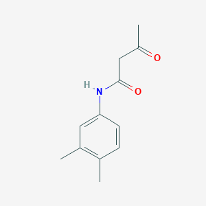 molecular formula C12H15NO2 B1346505 N-(3,4-dimethylphenyl)-3-oxobutanamide CAS No. 50334-96-8