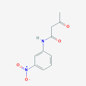 molecular formula C10H10N2O4 B1346506 N-(3-nitrophenyl)-3-oxobutanamide CAS No. 25233-49-2