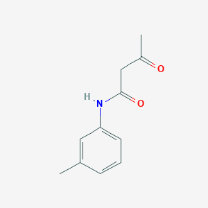 molecular formula C11H13NO2 B1346507 N-(3-methylphenyl)-3-oxobutanamide CAS No. 25233-46-9