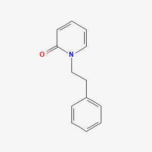 molecular formula C13H13NO B1346511 1-(2-苯乙基)-1,2-二氢吡啶-2-酮 CAS No. 18065-78-6