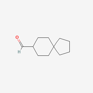 molecular formula C11H18O B13465161 Spiro[4.5]decane-8-carbaldehyde CAS No. 1594790-00-7