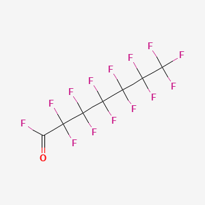 molecular formula C7F14O B1346558 Perfluoroheptanoyl fluoride CAS No. 375-84-8