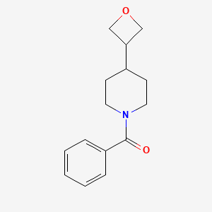 molecular formula C15H19NO2 B13465606 1-Benzoyl-4-(oxetan-3-yl)piperidine 