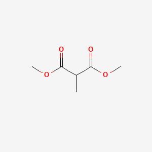 molecular formula C6H10O4 B1346562 Dimethyl methylmalonate CAS No. 609-02-9