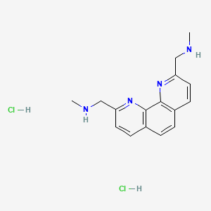 molecular formula C16H20Cl2N4 B13465639 Methyl({9-[(methylamino)methyl]-1,10-phenanthrolin-2-yl}methyl)amine dihydrochloride 