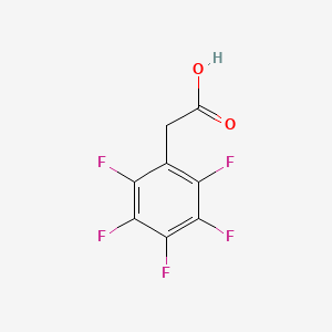 molecular formula C8H3F5O2 B1346565 2,3,4,5,6-Pentafluorophenylacetic acid CAS No. 653-21-4