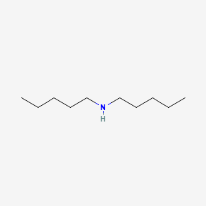molecular formula C10H23N<br>CH3(CH2)4NH(CH2)4CH3<br>C10H23N B1346568 Dipentylamine CAS No. 2050-92-2