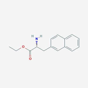 molecular formula C15H17NO2 B13465687 Ethyl 3-naphthalen-2-yl-D-alaninate CAS No. 773841-83-1