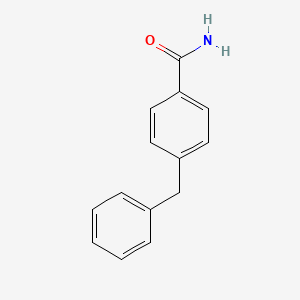 molecular formula C14H13NO B13465697 4-Benzylbenzamide 