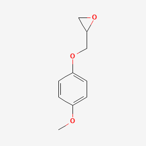 molecular formula C10H12O3 B1346572 2-[(4-甲氧基苯氧基)甲基]环氧乙烷 CAS No. 2211-94-1