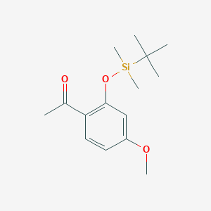 molecular formula C15H24O3Si B13465726 2'-Hydroxy-4'-methoxyacetophenone, tert-butyldimethylsilyl ether 