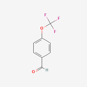 molecular formula C8H5F3O2 B1346576 4-(Trifluoromethoxy)benzaldehyde CAS No. 659-28-9