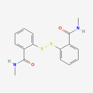 Benzamide, 2,2'-dithiobis[n-methyl-
