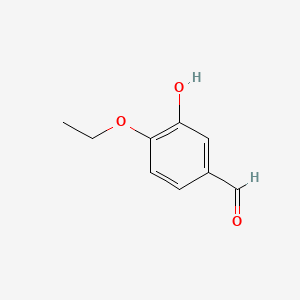 molecular formula C9H10O3 B1346586 4-乙氧基-3-羟基苯甲醛 CAS No. 2539-53-9